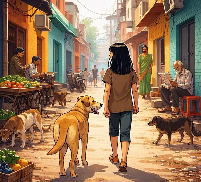 Rosie — the Indian street dog whose loyalty inspired this organization